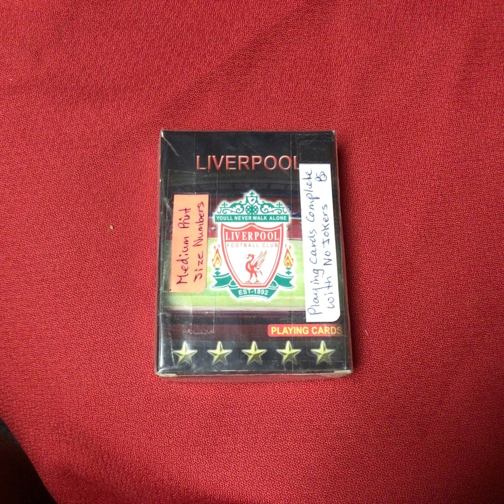 LIVERPOOL Football club playing cards